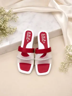 Stylish Women's Fancy Slippers Available In 4 Size