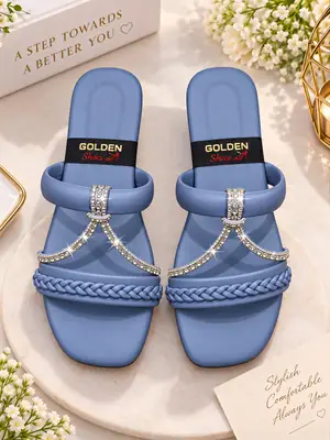 Stylish Women's Fancy Slippers Available In 4 Size