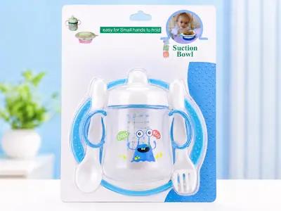 Plastic Pacifier And Feeding Spoon Set thumbnail 2