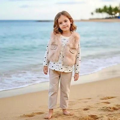 Fleece 3-Piece Set for Girls 1-5 Years thumbnail 2