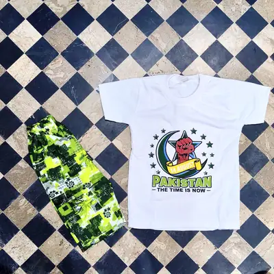 14 August Boy's Printed Shirt And Shorts Set thumbnail 3