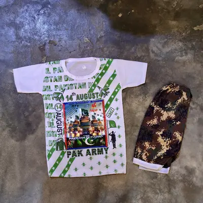 14 August 2 Pcs Boy's Lighting Shirt And Shorts Set thumbnail 3