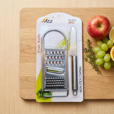 Perfect For Preparing Food Vegetable Slicer Fruit Knife Metal Set thumbnail 2
