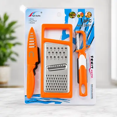 3 In 1 Perfect For Preparing Food Vegetable Slicer Fruit Knife Set