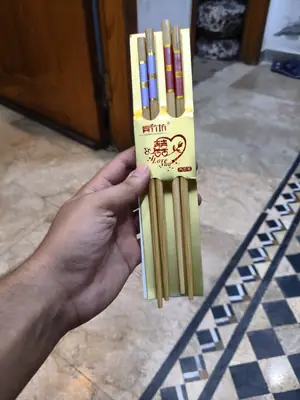 2 Pairs Wooden Fancy Chopsticks Set thumbnail 3