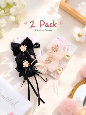 Girl's Beautiful Hair Ponies Catcher 2 Pack 