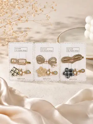 Girl's Beautiful Fancy 3 Pack Hair Pins  thumbnail 2