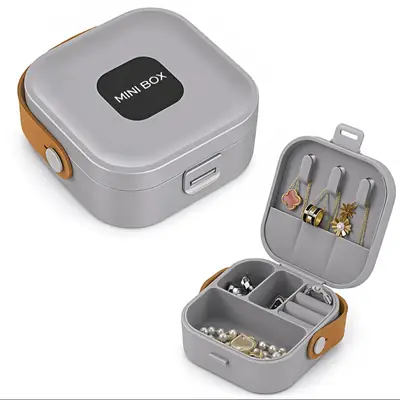  Premium Travel Metal Jewellery Box  thumbnail 4