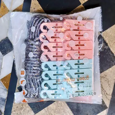 Stylish And Functional Designs Cloth Hanging Clips Pack thumbnail 3