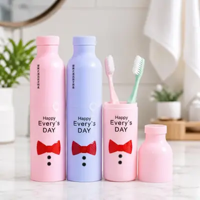 Portable Toothpaste Toothbrush Holder Case Travel Camping Storage Box