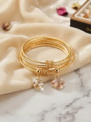 Elegant Kara Bangles Set Daily Wear & Party Look