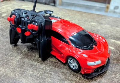 AUTOBOTS 1:18 SCALE RC TRANSFORMER CAR — ONE-KEY DEFORM ROBOT WITH LED LIGHTS & REMOTE CONTROL thumbnail 2