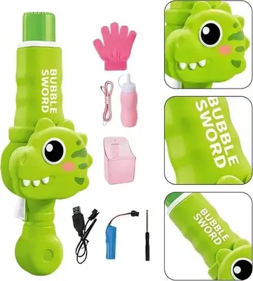 Electric Bubble Wand for Kids with Light & Music