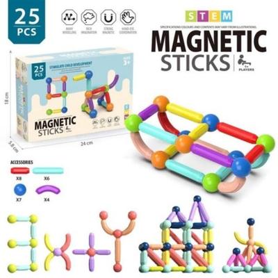 Magnetic Sticks Toy for Kids Safe Building Play thumbnail 4