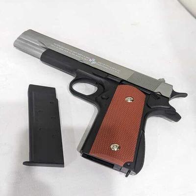 Sturdy Metal Toy Gun for Kids Birthday Party Play thumbnail 4