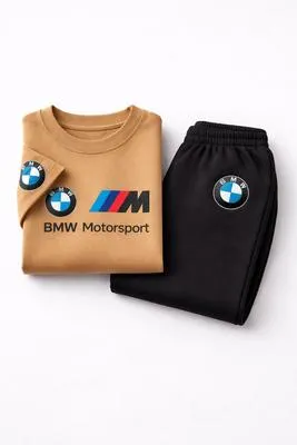 Boy's BMW Motocross Track Suit Brown 1-10Yrs thumbnail 2