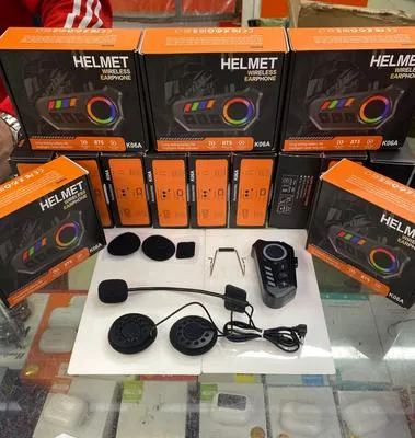 Wireless Helmet Earphones with RGB Light & GPS for Bikers in Pakistan thumbnail 2