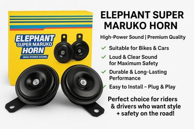 Super Loud Elephant Homs for Bikes & Cars Pakistan thumbnail 4