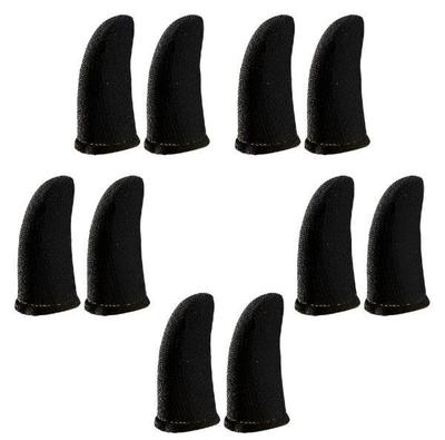 Pakistani Gaming Finger Sleeves Black Velvet Conductive thumbnail 4