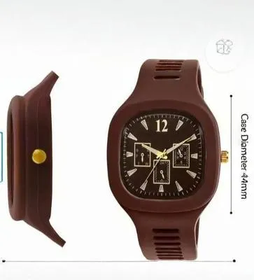 Men's Black Plastic Analogue Watch Lightweight Casual Wear thumbnail 5