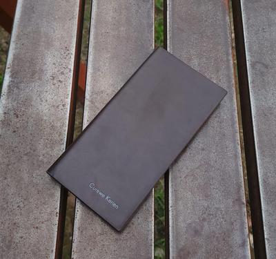 Men's Brown Leather Long Wallet CK thumbnail 4