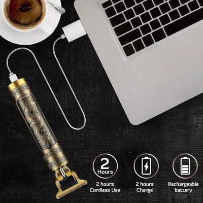 Premium Hair Beard Trimmer with 4 Combs & Rechargeable Battery thumbnail 5