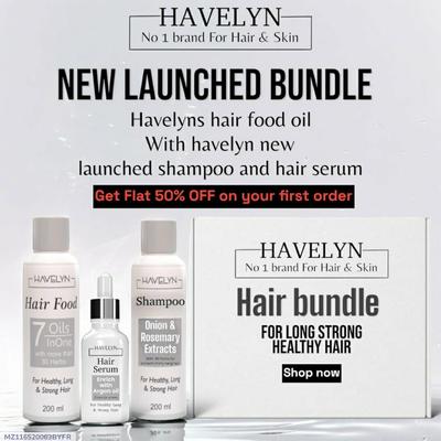 Havelyn 3 in 1 Hair Bundle Oil Shampoo Serum thumbnail 3