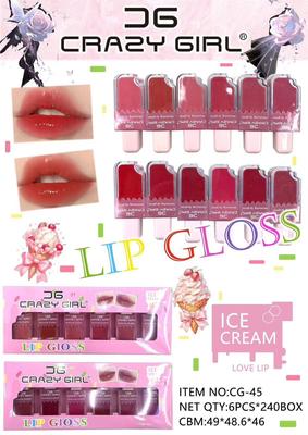 Crazy Girl Matte Lip Gloss Pack of 6 Shades thumbnail 5