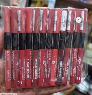 Matte Lip Pencil Pencil Set 6 Nude Shades Waterproof thumbnail 9