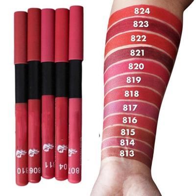 Matte Lip Pencil Pencil Set 6 Nude Shades Waterproof thumbnail 8