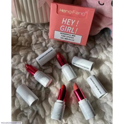 Hey Girl Lipstick Set - Long Lasting, Velvety, Multicolor Shades thumbnail 8