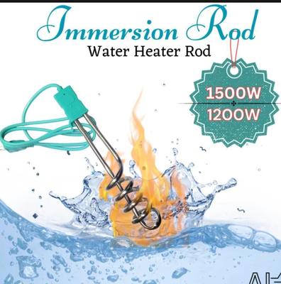 Portable Immersion Water Heater Rod 1500W 1200W Stainless Steel