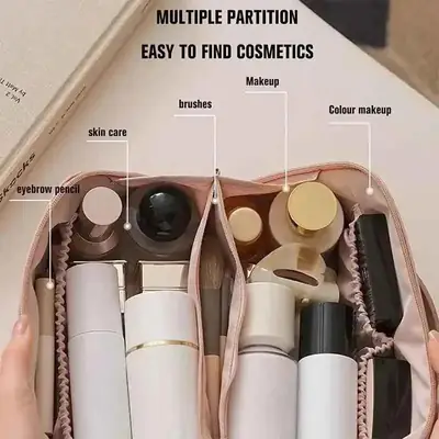 Storage Solution For Organized Makeup Makeup Pouch thumbnail 4