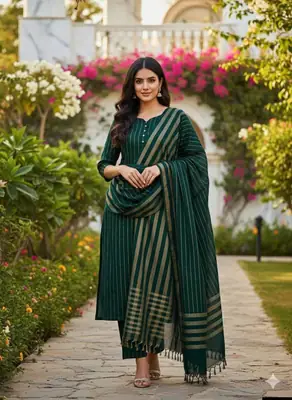  Sussi Marina Unstitched 3Pcs Printed Suit Women's