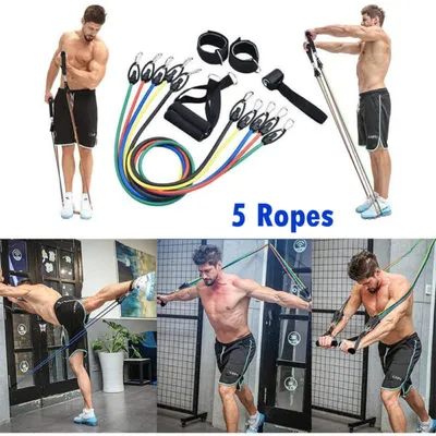 Resistance Bands Material: Latex Number Of Pieces: 5 Pcs Package Includes: 5 x Resistance Bands thumbnail 2
