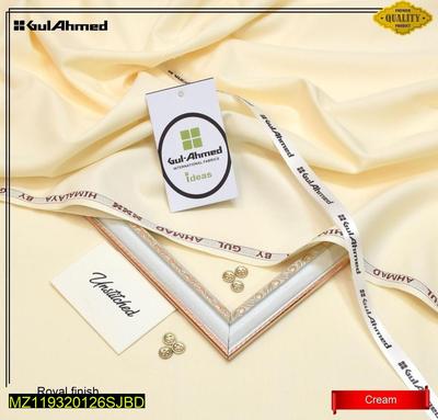 Cream Unstitched Suit for Men Royal Finish Wash n Wear thumbnail 3