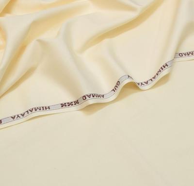 Cream Unstitched Suit for Men Royal Finish Wash n Wear thumbnail 2