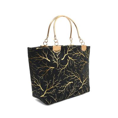 Black Velvet Tree Print Girl's Handbag 10x5x8" thumbnail 2