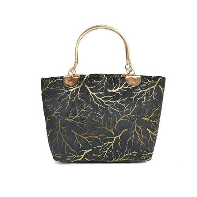 Black Velvet Tree Print Girl's Handbag 10x5x8" thumbnail 3