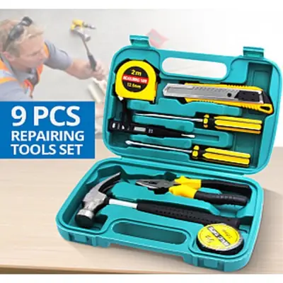 8 Pcs Iron + ABS Tool Kit Set thumbnail 2