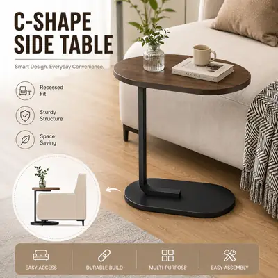 Compact And Easy To Use Iron Table Stand thumbnail 5