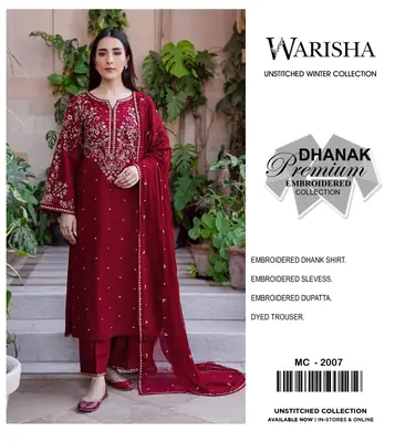 WARISHA Unstitched Women Winter Collection