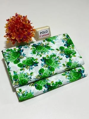 2 Pcs Women's Unstitched Printed Suit