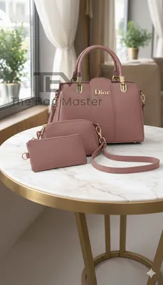 Women's Leather Plain Shoulder Bag thumbnail 6