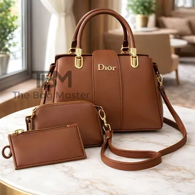 Women's Leather Plain Shoulder Bag thumbnail 7