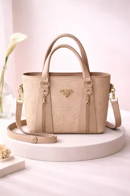 Women's Leather Textured Shoulder Bag thumbnail 4