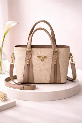 Women's Leather Textured Shoulder Bag thumbnail 9