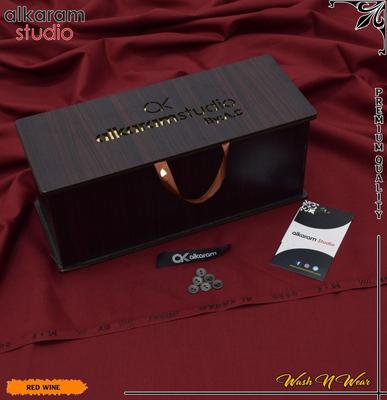 Maroon Boski Suit for Men Summer Wear Pakistan thumbnail 2