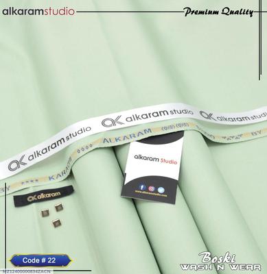 Premium Green Boski Suit for Men Summer Wear Pakistan thumbnail 3