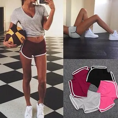 Women's 8-Color Athletic Shorts Casual Yoga Beach Wear
